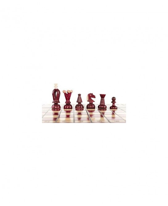 Wooden Chess Set Paris Cherry Wooden International Board Vintage Carved Pieces $84.62 Board Games