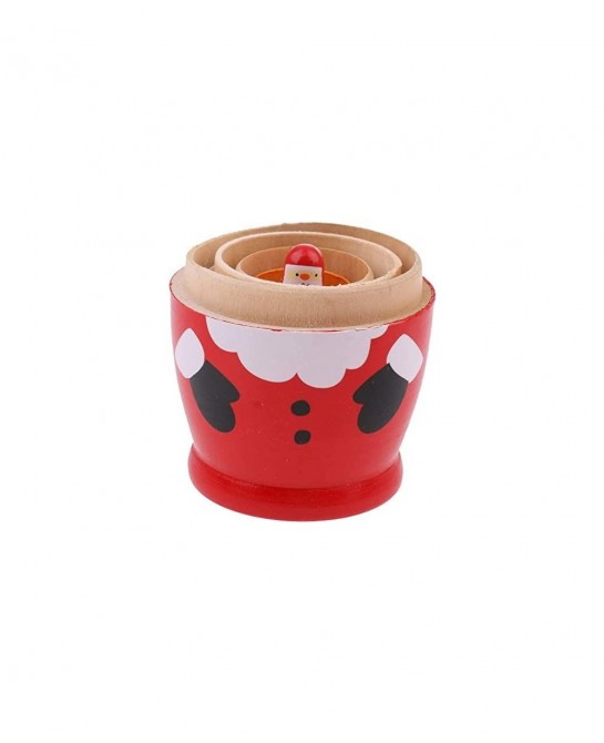 6pcs Christmas Nesting Dolls Wooden Matryoshka Dolls Russian Nesting Dolls Set Home Decoration $28.81 Nesting Dolls