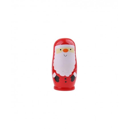 6pcs Christmas Nesting Dolls Wooden Matryoshka Dolls Russian Nesting Dolls Set Home Decoration $28.81 Nesting Dolls