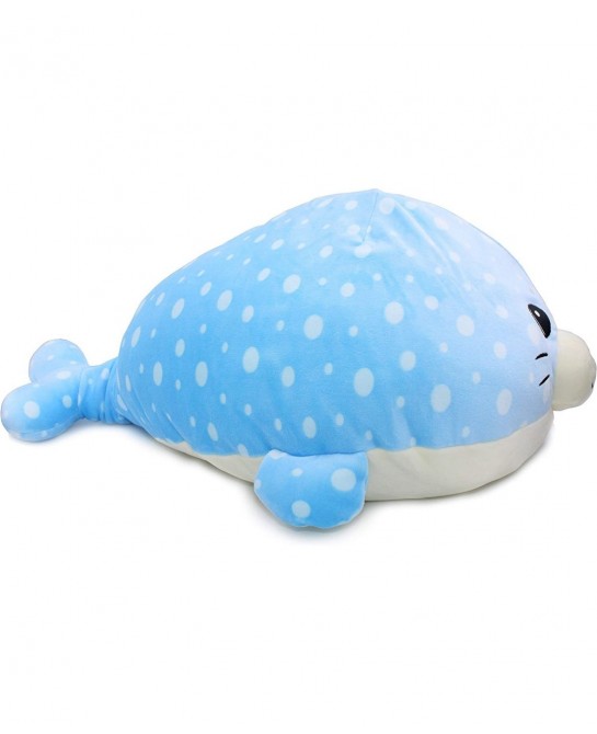 Very Soft Blue Seal Big Hugging Pillow Plush Doll Fish Plush Toy Stuffed Animals 23.5 $50.44 Kids' Plush Toy Pillows