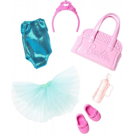 Club Chelsea Accessory Pack Ballet-Themed Clothing and Accessories for Small Dolls 6 Pieces for 3 to 7 Year Olds Include Tutu...