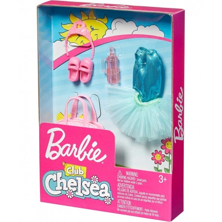 Club Chelsea Accessory Pack Ballet-Themed Clothing and Accessories for Small Dolls 6 Pieces for 3 to 7 Year Olds Include Tutu...