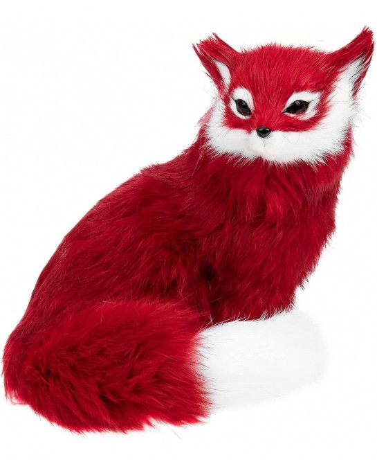 Lovely Plush Animal Simulation Animal Plush Fox- Shape Decor Home Plush Doll $39.63 Stuffed Animals & Teddy Bears
