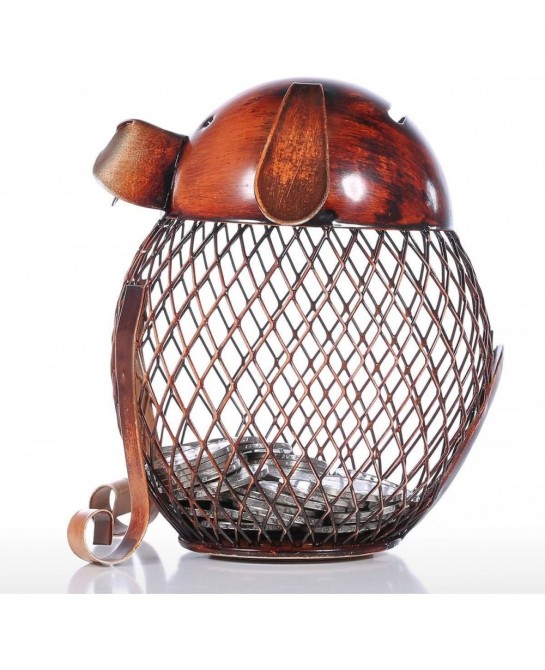 Coin Bank Saving Box Money Bank Iron Puppy Money Box $25.02 Kids' Money Banks