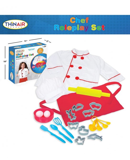 Chef Costume Roleplay Set $44.91 Kids' Costumes