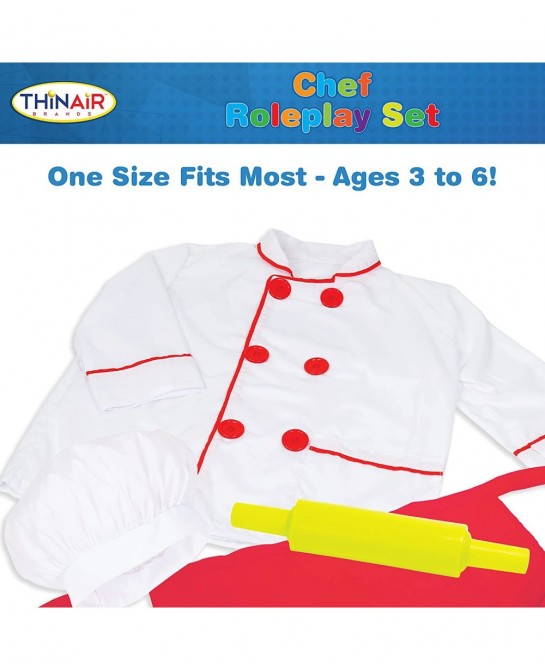 Chef Costume Roleplay Set $44.91 Kids' Costumes