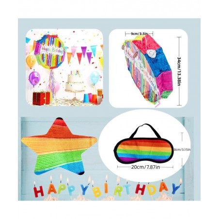 Boy and girl birthday pinata pull string.Popular products for children's birthday parties and holiday parties children's favo...
