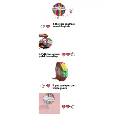 Boy and girl birthday pinata pull string.Popular products for children's birthday parties and holiday parties children's favo...