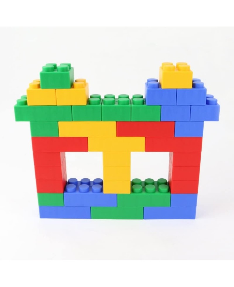 Plump Soft Building Blocks — Jumbo Multicolor Stacking Blocks for Cognitive Development and Educational Games for Ages 3 Mont...