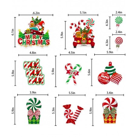 36 Pcs Peppermint Christmas Decorations Hanging Swirls NO-DIY Peppermint Candy Decorations Ceiling Streams Peppermint Decorat...