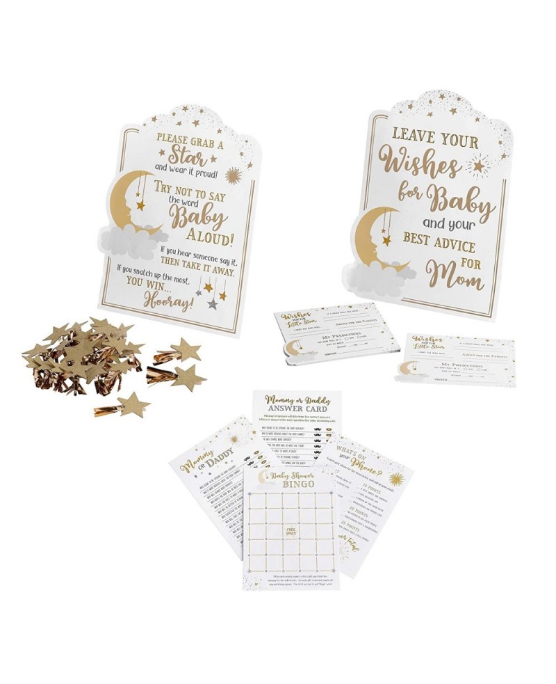 Twinkle Little Star Baby Shower Game Set Gold $49.76 Board Games
