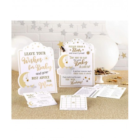 Twinkle Little Star Baby Shower Game Set Gold $49.76 Board Games