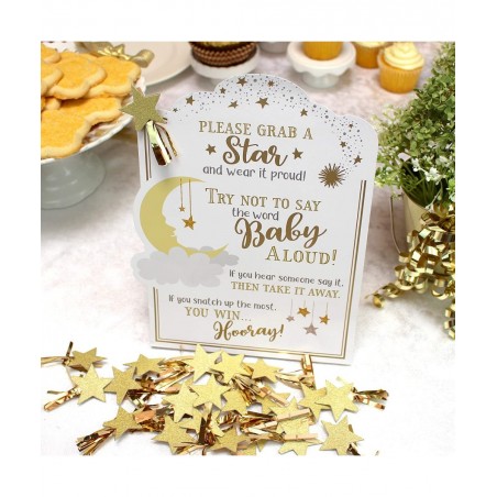 Twinkle Little Star Baby Shower Game Set Gold $49.76 Board Games
