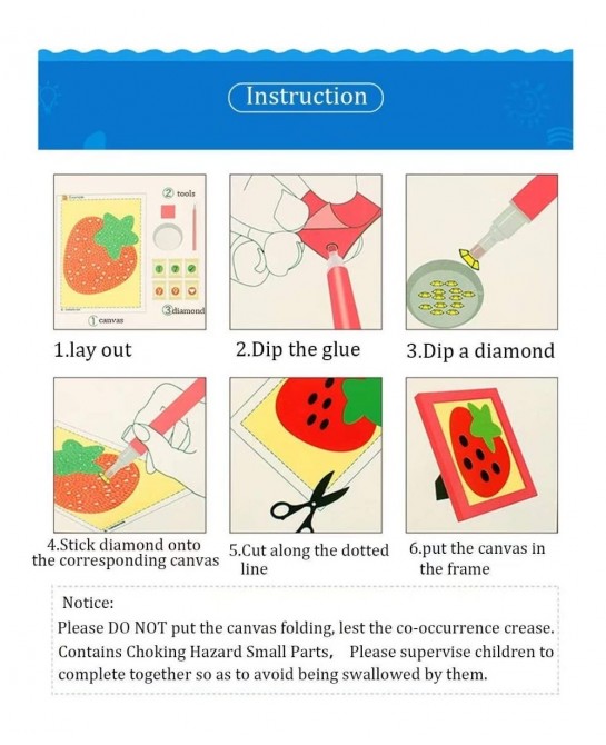 DIY Diamond Painting for Kids Full Drill Painting by Number Kits Arts Crafts Shimmer and Shine Sparkle Mosaics Sticker for Ho...