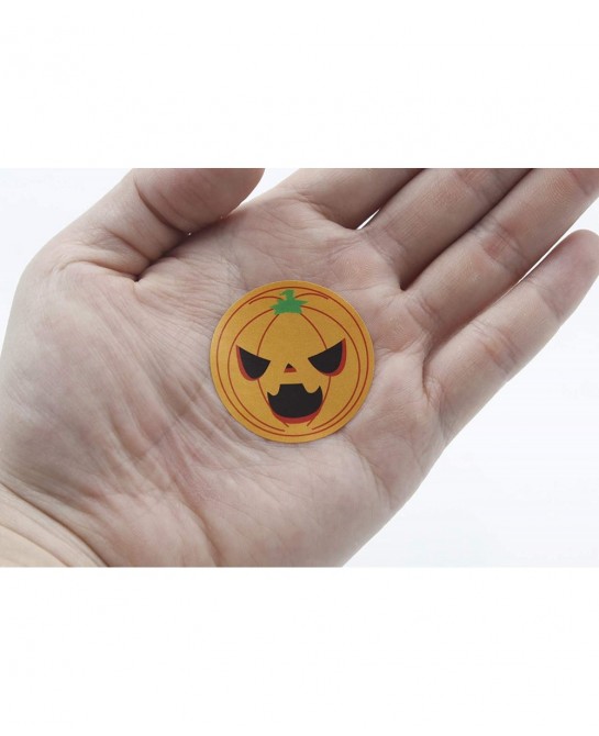 Halloweens Pumpkins Stickers Roll 1 000 Pieces 8 Fces Stickers for Jack O Lantern Trick or Treat Indoor Art Crafts Scrapbooki...