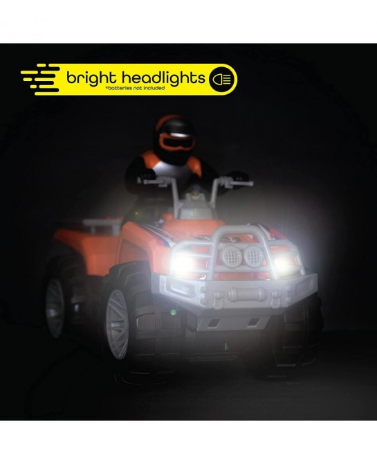 Motorized ATV Vehicle with Lights & Sounds Battery Powered Toy Quad Bike Monster Trucks for Boys and Girls Ages 3+ $44.71 Kid...