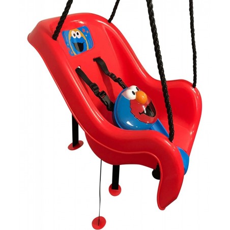 Sesame Street Elmo Toddler Swing Inspire Outdoor Play Encourage Imaginative Fun! Durable High Back Bucket Swing Seats Toddler...