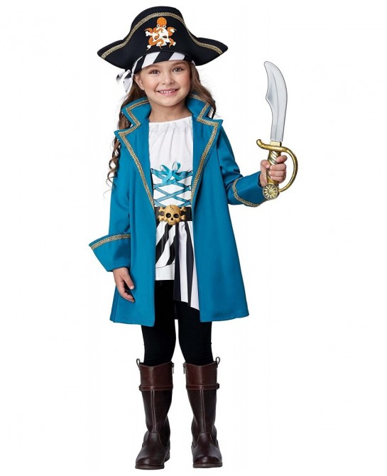 Girl's Petite Pirate Costume for Toddlers $36.46 Kids' Costumes