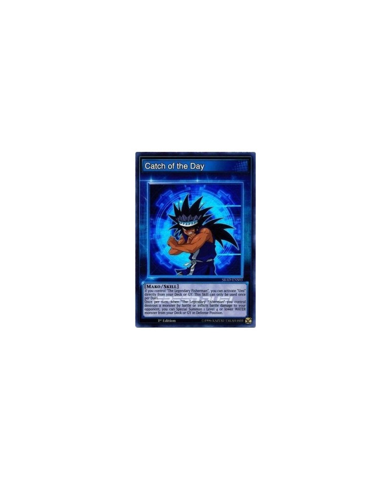 Catch of The Day - SBAD-ENS03 - Super Rare - 1st Edition - Speed Duel: Attack from The Deep $9.92 Card Games
