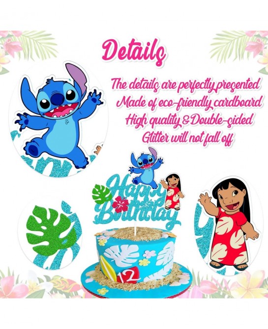 Happy Birthday Cake Topper Animal Cake Decoration Bday Party Decor for Girls Boys Children Kids Men Women Birthday Celebratio...