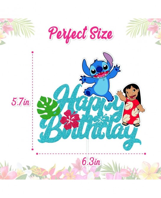 Happy Birthday Cake Topper Animal Cake Decoration Bday Party Decor for Girls Boys Children Kids Men Women Birthday Celebratio...
