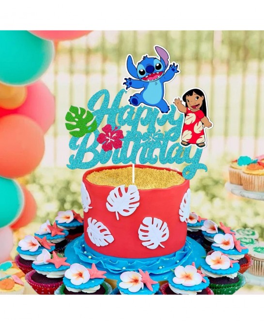 Happy Birthday Cake Topper Animal Cake Decoration Bday Party Decor for Girls Boys Children Kids Men Women Birthday Celebratio...