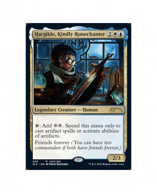 Magic: the Gathering - Hargilde Kindly Runechanter (005) - Universes Within $10.36 Trading Cards & Accessories
