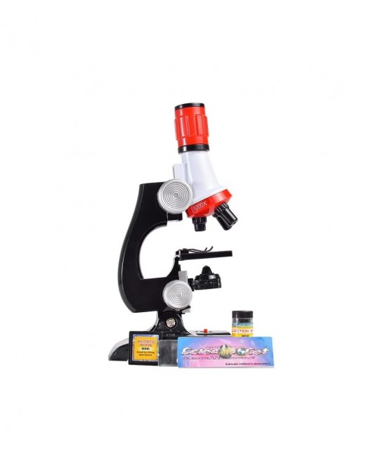 N//A Children's 1200X Adjustable Focus Microscope Black $41.50 Children's Optics