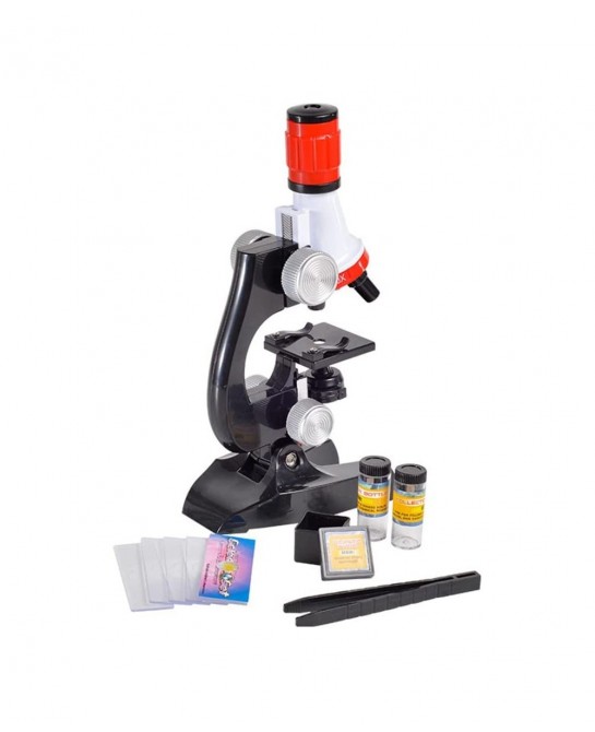 N//A Children's 1200X Adjustable Focus Microscope Black $41.50 Children's Optics