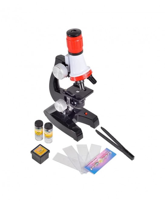 N//A Children's 1200X Adjustable Focus Microscope Black $41.50 Children's Optics