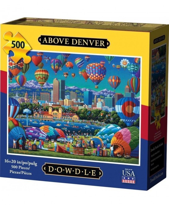 Dowdle Jigsaw Puzzle - Above Denver - 500 Piece $33.73 Jigsaw Puzzles