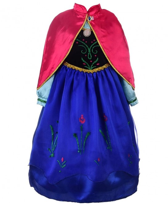 Girls' Ice Princess Sister Costume Dresses Birthday Halloween Christmas Fancy Party Outfit Size 3-10 $39.14 Kids' Costumes