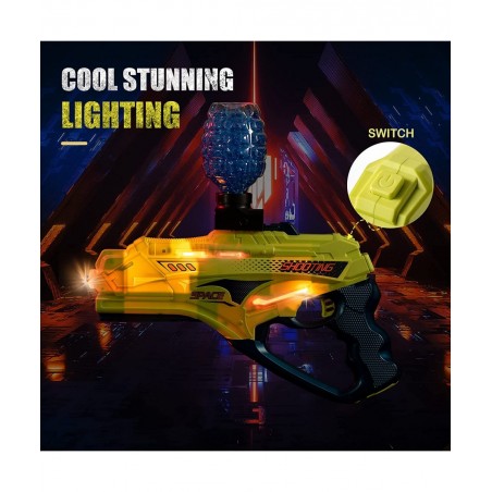 Gel Ball Blaster Gun Electric Splatter Ball Blaster Gel Gun Toy Pistol Splat Gun Automatic with 550000 Water Beads Outdoor Ga...
