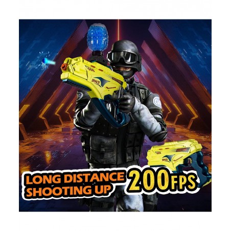 Gel Ball Blaster Gun Electric Splatter Ball Blaster Gel Gun Toy Pistol Splat Gun Automatic with 550000 Water Beads Outdoor Ga...