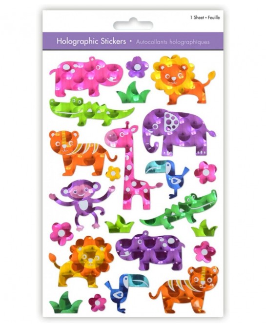 Cool Stickers Holographic Stickers Animal Stickers for Kids Rainbow Stickers for Girls Stickers for Toddlers Girl Stickers Fu...