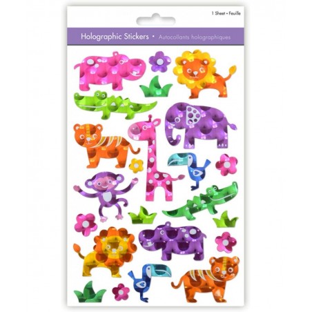 Cool Stickers Holographic Stickers Animal Stickers for Kids Rainbow Stickers for Girls Stickers for Toddlers Girl Stickers Fu...