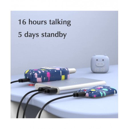 Walkie Talkies for Kids Rechargeable with Li-ion Battey Long Range Kids Walkie Talkies 2 Pack Toys Walkie Talkie for Girls Bo...