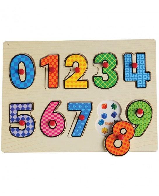 Cp Toys Puzzle Storage Case with 6 Knobbed Wooden Puzzles $81.04 Pegged Puzzles