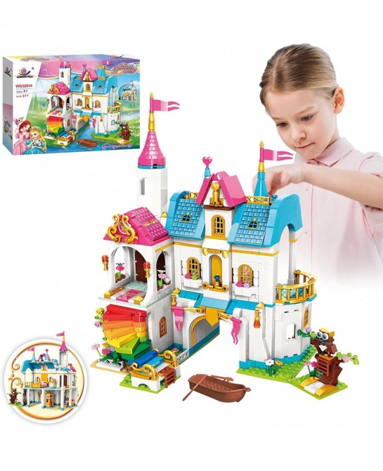 Friends Heartlake Castle Building Blocks Set for Girls Princess Castle Palace Building Bricks Kit Roleplay STEM Toy for Kids ...