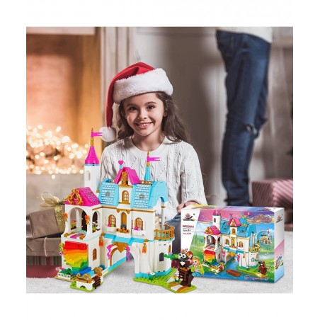 Friends Heartlake Castle Building Blocks Set for Girls Princess Castle Palace Building Bricks Kit Roleplay STEM Toy for Kids ...