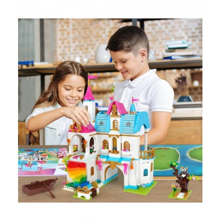 Friends Heartlake Castle Building Blocks Set for Girls Princess Castle Palace Building Bricks Kit Roleplay STEM Toy for Kids ...
