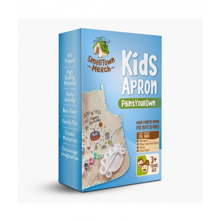 DIY Kids Apron Coloring Kit - Kids Art And Crafts Smock With Pockets $17.38 Kids' Drawing & Writing Boards
