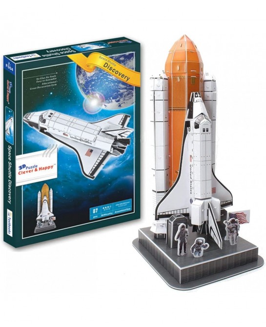 3D Puzzle DIY Model Set - Worlds Greatest Architecture Jigsaw Puzzles Building Kit (Space Shuttle Discovery) $19.43 3-D Puzzles