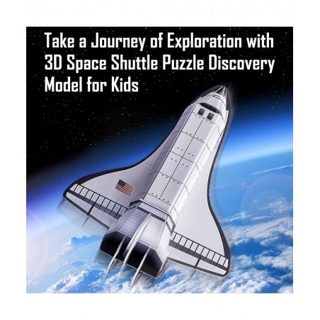 3D Puzzle DIY Model Set - Worlds Greatest Architecture Jigsaw Puzzles Building Kit (Space Shuttle Discovery) $19.43 3-D Puzzles