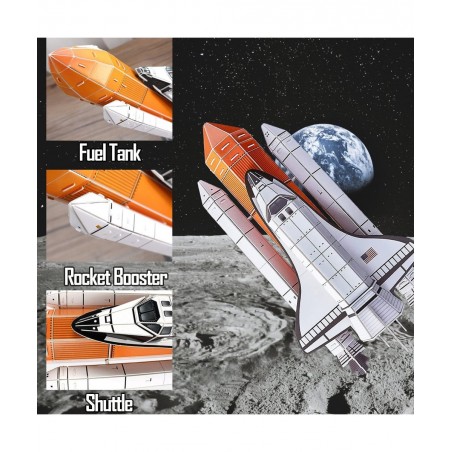 3D Puzzle DIY Model Set - Worlds Greatest Architecture Jigsaw Puzzles Building Kit (Space Shuttle Discovery) $19.43 3-D Puzzles