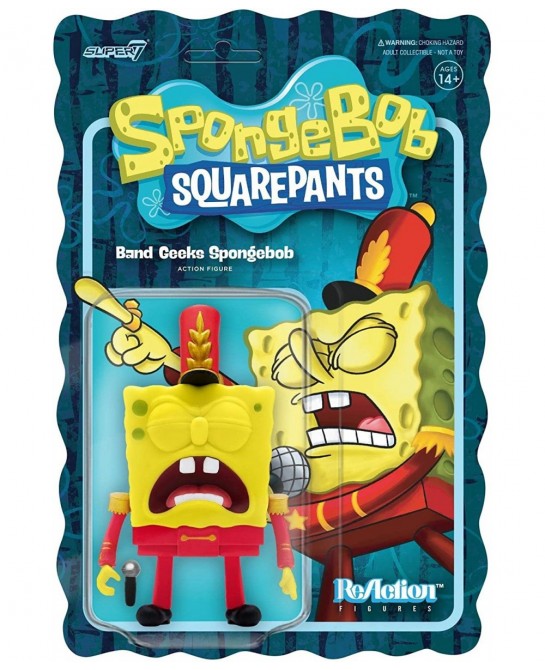 Spongebob Squarepants: Band Geeks Spongebob Reaction Figure Multicolor $33.79 Action Figures