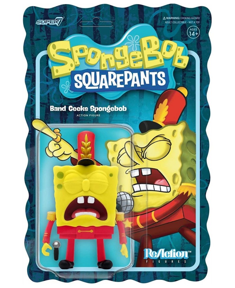 Spongebob Squarepants: Band Geeks Spongebob Reaction Figure Multicolor $33.79 Action Figures
