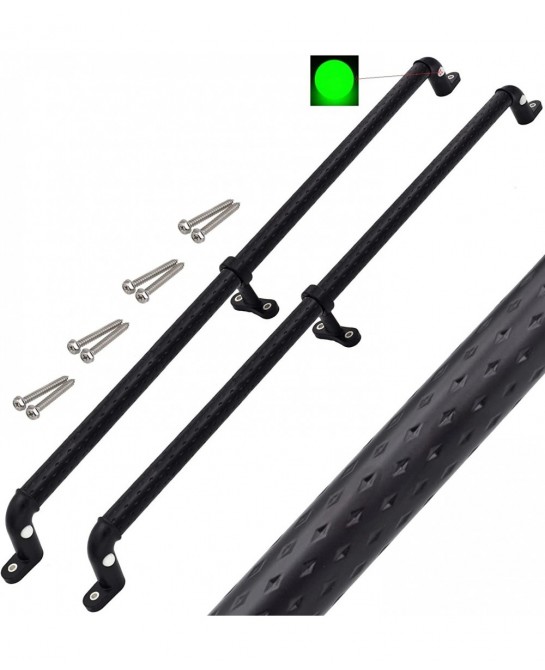 2 Playground Safety Handles Glow-in-The-Dark Non-Slip Handle 38 Inch Swing Set Ladder House Tree House Toy Structure Large Bl...