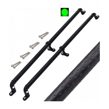 2 Playground Safety Handles Glow-in-The-Dark Non-Slip Handle 38 Inch Swing Set Ladder House Tree House Toy Structure Large Bl...