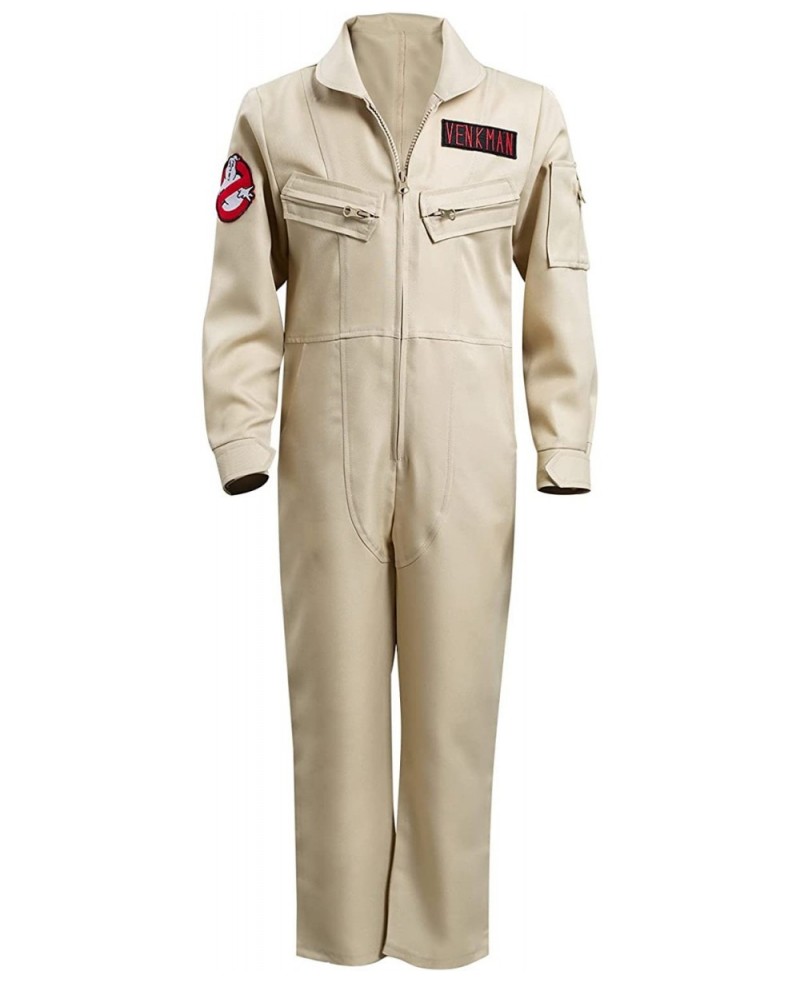 Kids Venkman Costume Ghoul Hunter Cosplay Jumpsuit Outfit $59.37 Kids' Costumes